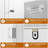 Kitchen Pantry with 6 Doors and 2 Drawers, 71'' Tall Cabinet with Adjustable Shelves, Freestanding Tall Cupboard Storage Cabinet, Kitchen Hutch Cabinet Pantry Organizers for Dining Room, Living Room, Hallway-1504250944