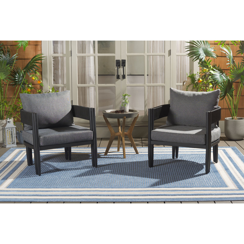 Viola Outdoor Dining Armchair, Gray
