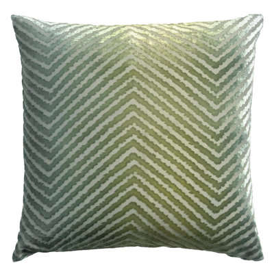 Chevron Embroidered Pillow Cover & Insert