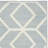 Rodgers Hand Woven Flat Weave Wool/Cotton Geometric Rug in Blue/Ivory-1756715087