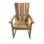 Chaise berçante d'extérieur en bois massif Gatesville