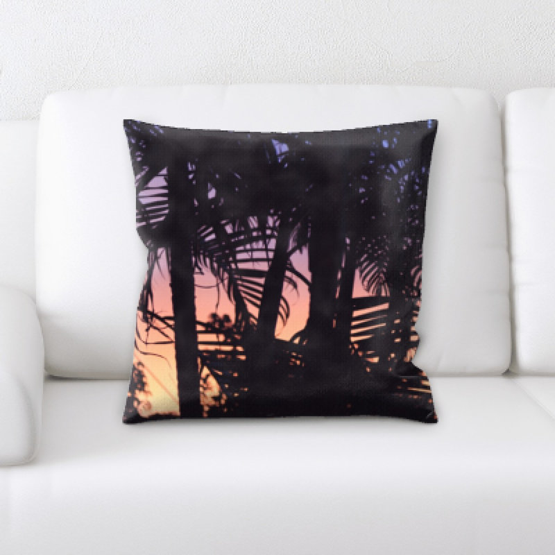 Microsuede Throw Pillow
