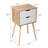 Coldiron Drawer Mid-Century Nightstand-467505842