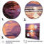 Jaune et mauve, océan, coucher de soleil, étreinte II-2099354859-2099354879