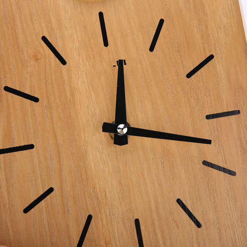 Horloge à coucou murale moderne et simple de style nordique (blanche)