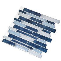 StyloVue 20 Sheets Peel and Stick Backsplash for Kitchen, White Marble with  Metal Silver Look Stick on Tile Upgrade Your Kitchen Backsplash, RV