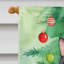 Cat By the Christmas Tree House Flag-112698866