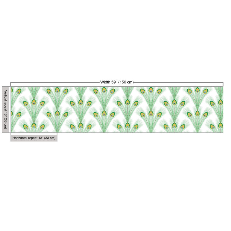 Kirkhill Long Peacock Bird Plumes Fabric