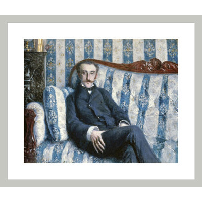 «Portrait De Monsieur R» par Gustave Caillebotte, impression giclée encadrée