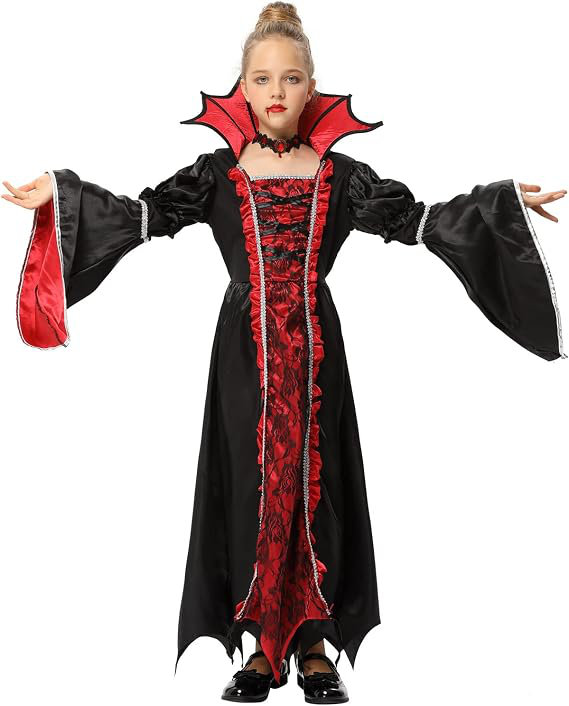 Ensemble de déguisement d'Halloween pour vampire royal, S
