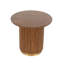 Table d'appoint transitionnelle cannelée