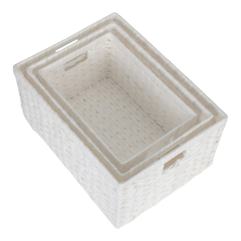 Beachcrest Home Wicker Decorative Basket