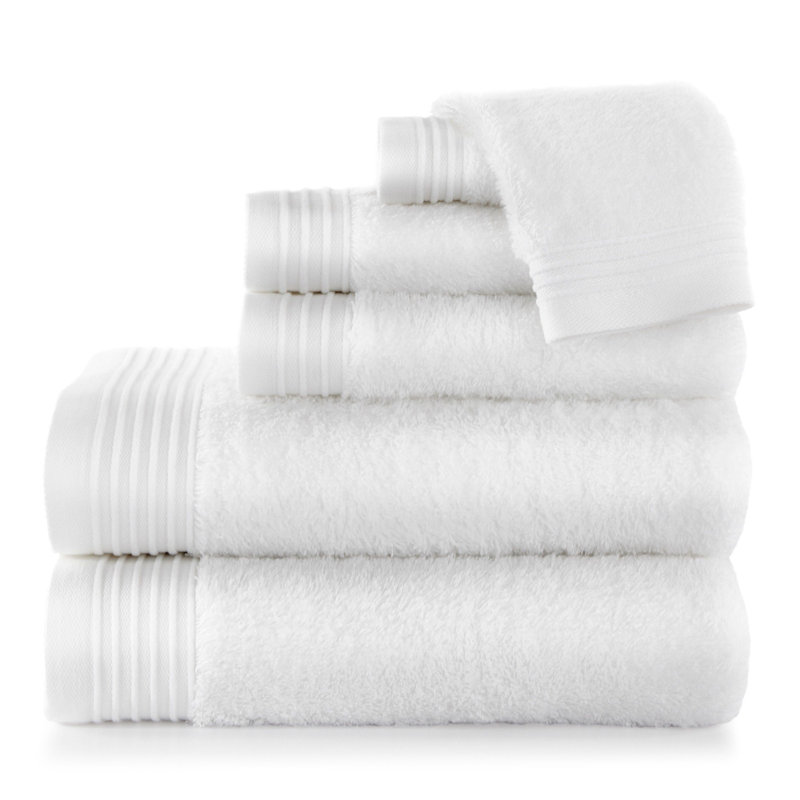 Rayon from Bamboo Hand Towel, White