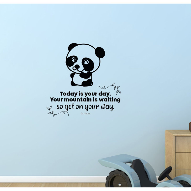 Text & Numbers Wall Decal, 27" H x 30" W