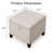 17.7" Square Tufted Linen Blend Storage Ottoma-194366388-193904852
