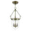 Luminaire suspendu simple urne Husman-16518418-16518421