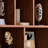 Floor-standing wooden bookcase