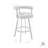 Hollie-May Mid-century Swivel Counter or Bar Height Bar Stool with Open Back in Faux Leather, Metal-362040837-362040838-365216864