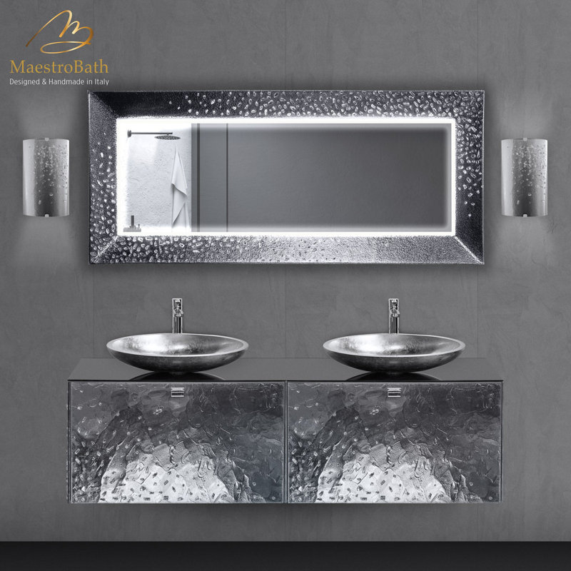 Bracci Murano 1 - Light Bath Sconce, Gold