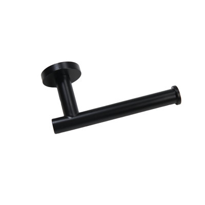 Porte-papier hygiénique simple noir mat