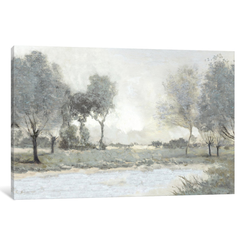 «By the Pond I» par Christy Mckee, reproduction d'art sur toile, H 26 po x l 40 po x P 1,5 po