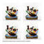 Bear Linen - No Frame Square Painting on Canvas
