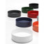 Lavabo de salle de bain en céramique - coins arrondis, 4,77 po Hauteur, noir mat, noir, poids de 18,8 lb, entretien facile-2030235756