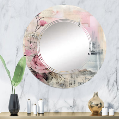 Sarcoline - Miroir mural rond New York
