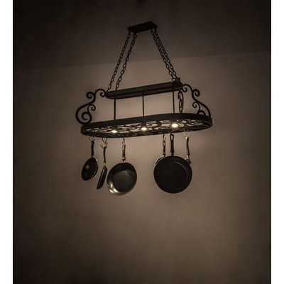 Steel Handcrafted Oval Hanging