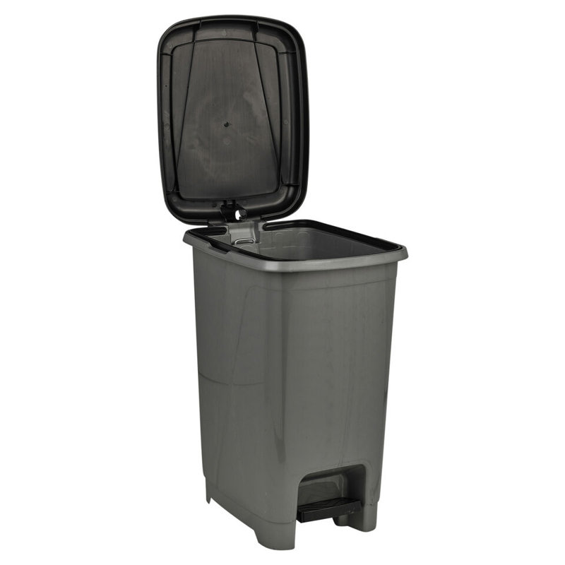Baymore Plastic Recycling Bin - 15L, Grey