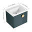 Ensemble de meuble-lavabo simple mural 23,8 po Ylermi