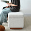 Banc de rangement rembourré 60 po Modern-658760533