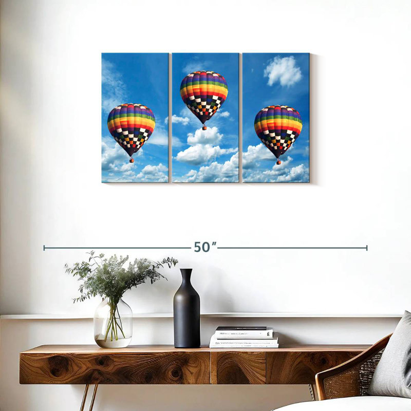 Montgolfière triple Mehar, H 20 po x l 33 po