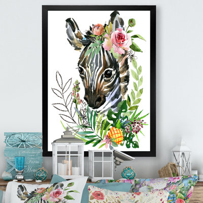 Cute Zebra Portrait " Cute Zebra Portrait "