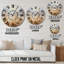 Horloge murale beige et grise Meadows Breeze - Meadow-1332488245