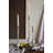 S/3 Gold Aluminum Taper Candle Holders With Round White Marble Accents L:D4x18" M:D4x14.5" S:D4x11.5"