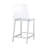 Selmir Stool in Chrome and Clear-1662213526