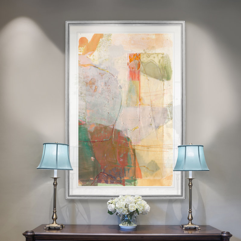 « ferly ii », toile tendue imprimée, H 18,5 po x l 24,5 po x P 1,5 po, Argent