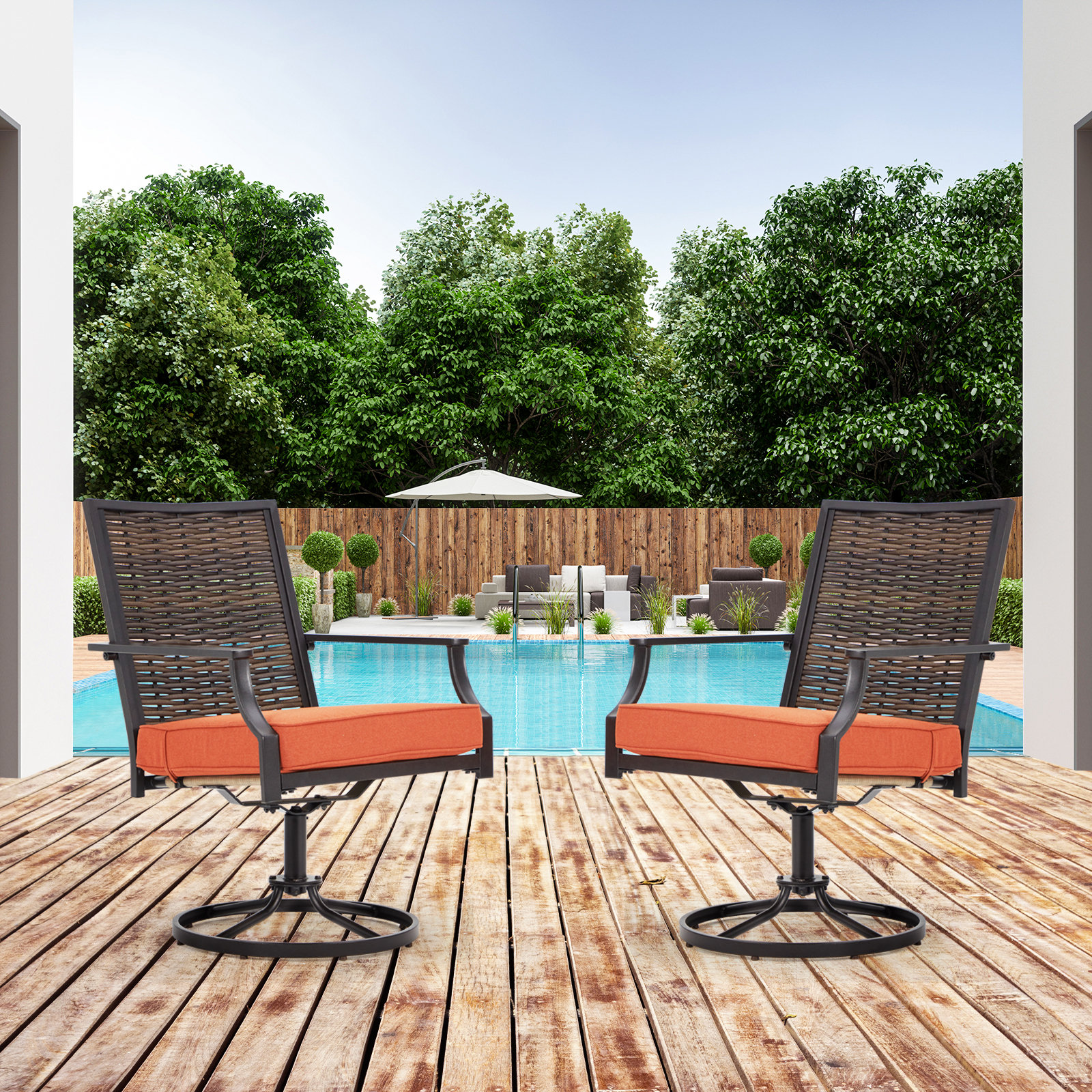 Outdoor Dining Chairs Swivel Rocker Patio Chairs Home Depot Home