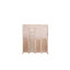 Barrière pliante en bois massif 4 panneaux, 55,2 po l x 65 po h, couleur naturelle, charnières métalliques pour un dépliage et un pliage fluides, optimise l'espace intérieur. Finition soignée et facile à manipuler.