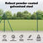 Vidaxl Fence Posts With Base Plates 26 Pcs Diameter32mm Galvanised Steel-114618962-114618955