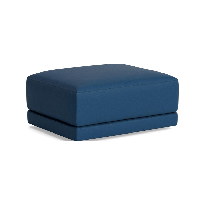 Eva Ottoman, Leather - Deep Blue