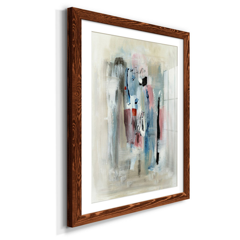 Mission Beach - reproduction d'art, H 37,5 po x l 27,5 po x P 1,5 po, Papier avec cadre érable, Blanc