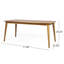 Table à manger en bois ACACIA
