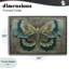 Giclée encadrée papillon doré, design par Petal Prints Design-130757478-130757481