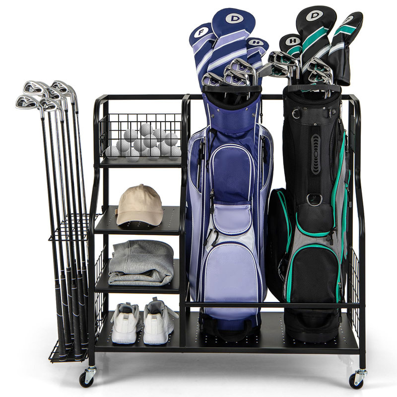 Metal Freestanding Sports Rack