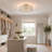 20" Crystal Caged Flush Mount Ceiling Fan