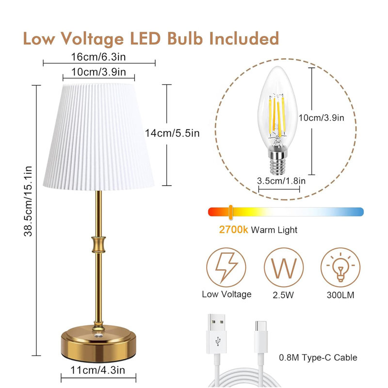 Hadden Metal Table Lamp