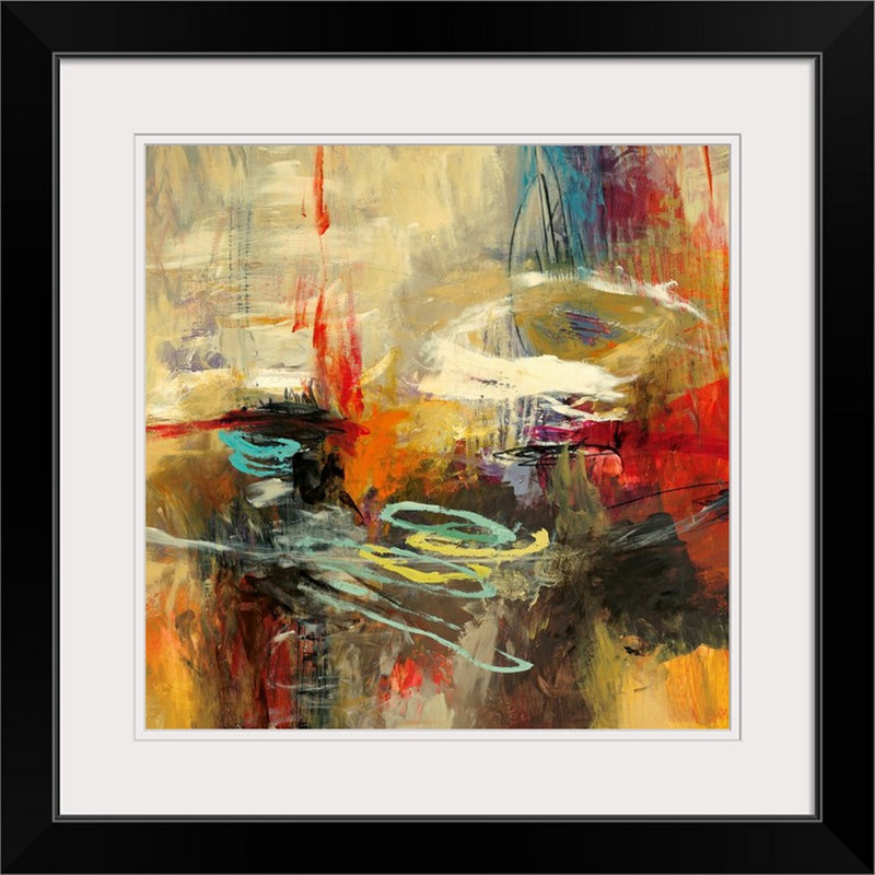 «Hilger Instinctual Beauty II» par Randy Hibberd - reproduction imprimée, H 24 po x l 24 po x P 1 po, Cadre noir