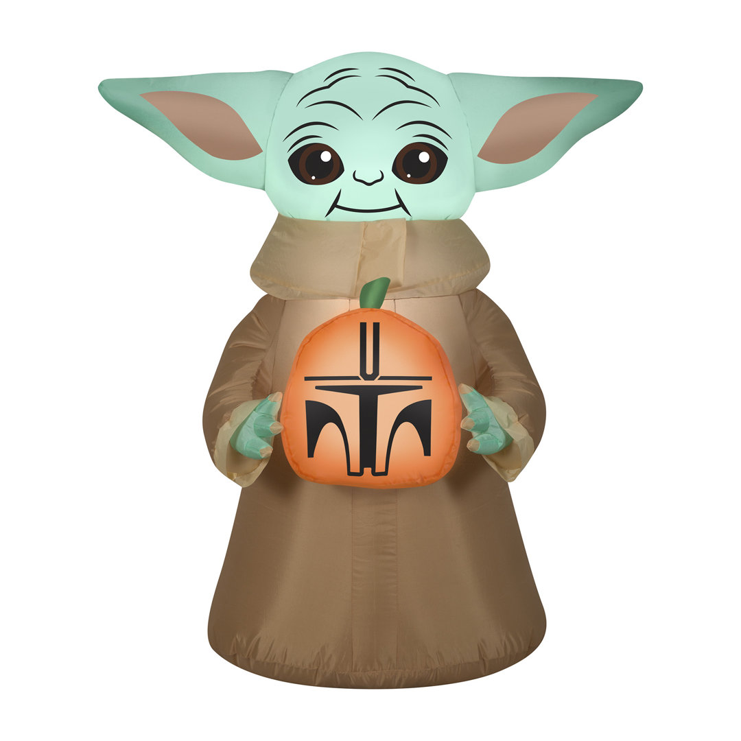 Star Wars the Child with Pumpkin Inflatable Gemmy Industries